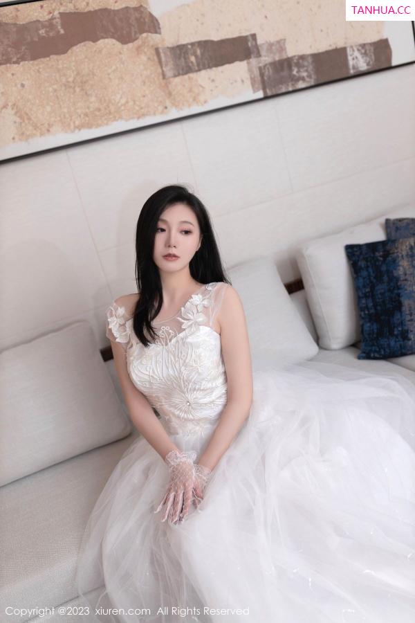 安然Maleah  [XiuRen]高清写真图 2023.08.08 No.7201 安然anran 婚纱美腿第7张图片